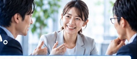 会議中のビジネスチーム